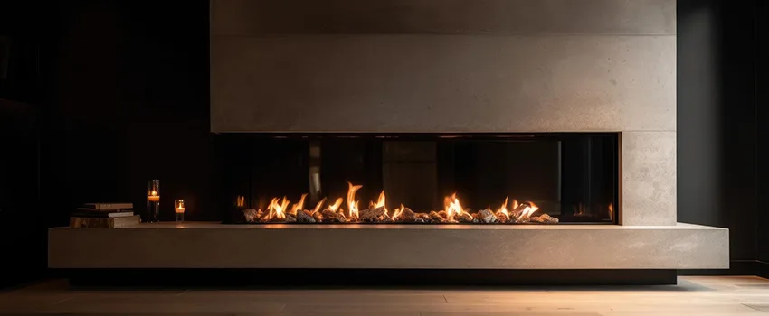 Gas Fireplace Ember Bed Design Services in Albany, California