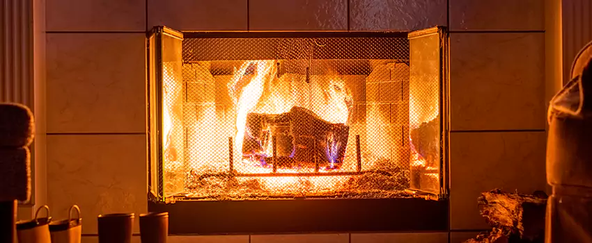 Mendota Hearth Landscape Fireplace Installation in Albany, California
